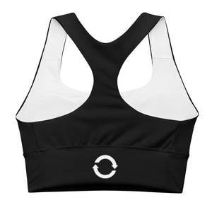 Arrows Sports Bra - Black/White