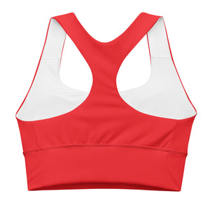 Arrows Sports Bra - Red/White