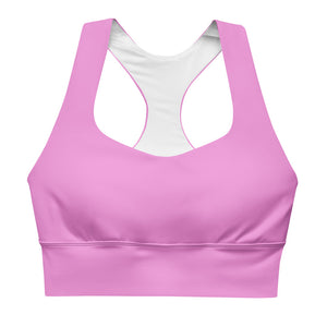 Open image in slideshow, Arrows Sports Bra - Pink/White
