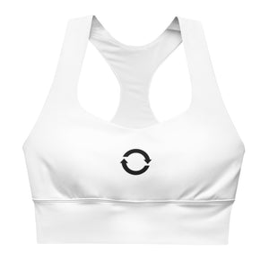 Open image in slideshow, Arrows Sports Bra - White/Black
