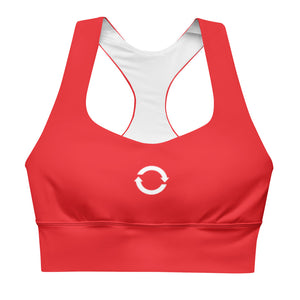 Open image in slideshow, Arrows Sports Bra - Red/White
