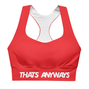 Open image in slideshow, Sports Bra - Red/White
