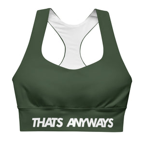 Open image in slideshow, Sports Bra - Olive/White
