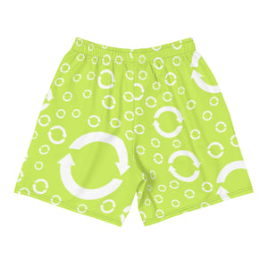 Arrows Workout Shorts - Lime/White