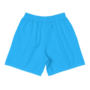 Workout Shorts - Sky Blue/White