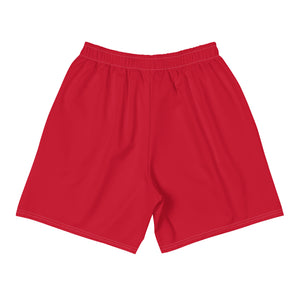 Men’s Workout Shorts - Red/White