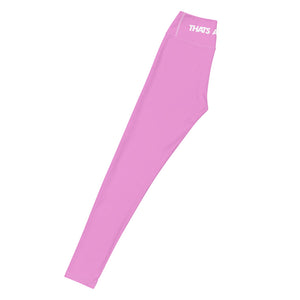 Yoga Leggings - Pink/White