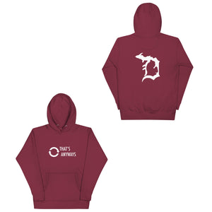 1st Edition Hoodie - Maroon/White