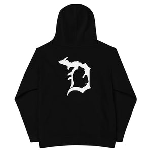 Kids Hoodie - Black/White