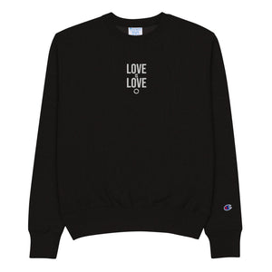 Open image in slideshow, Love is Love Embroidered Sweatshirt
