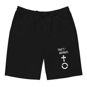 Open image in slideshow, Men&#39;s Cotton Shorts - Black/White
