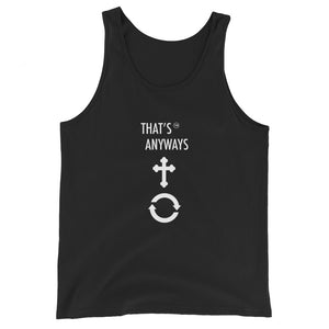 Open image in slideshow, Unisex Tank Top - Black/White
