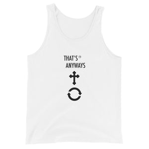 Open image in slideshow, Unisex Tank Top - White/Black
